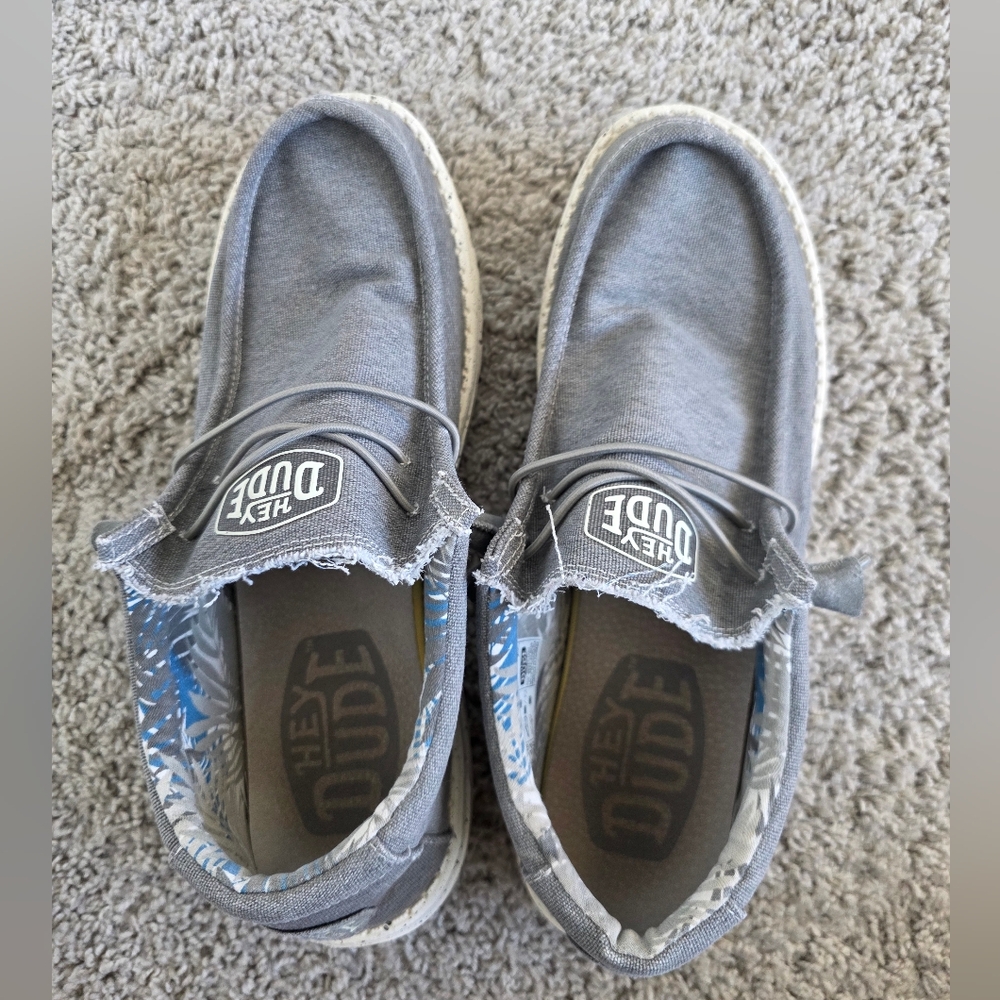 Hey Dude Kids Gray Shoes